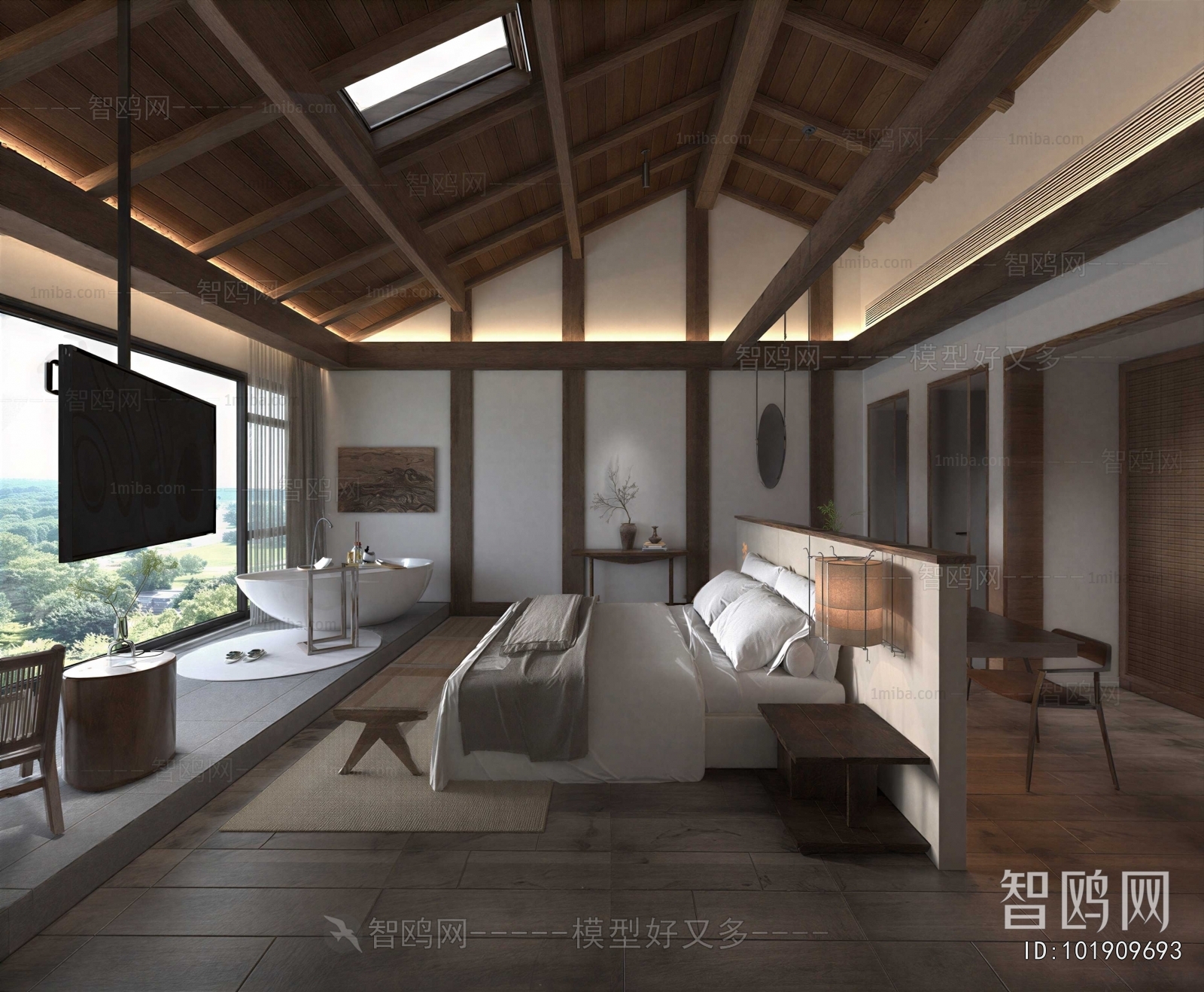 New Chinese Style Guest Room