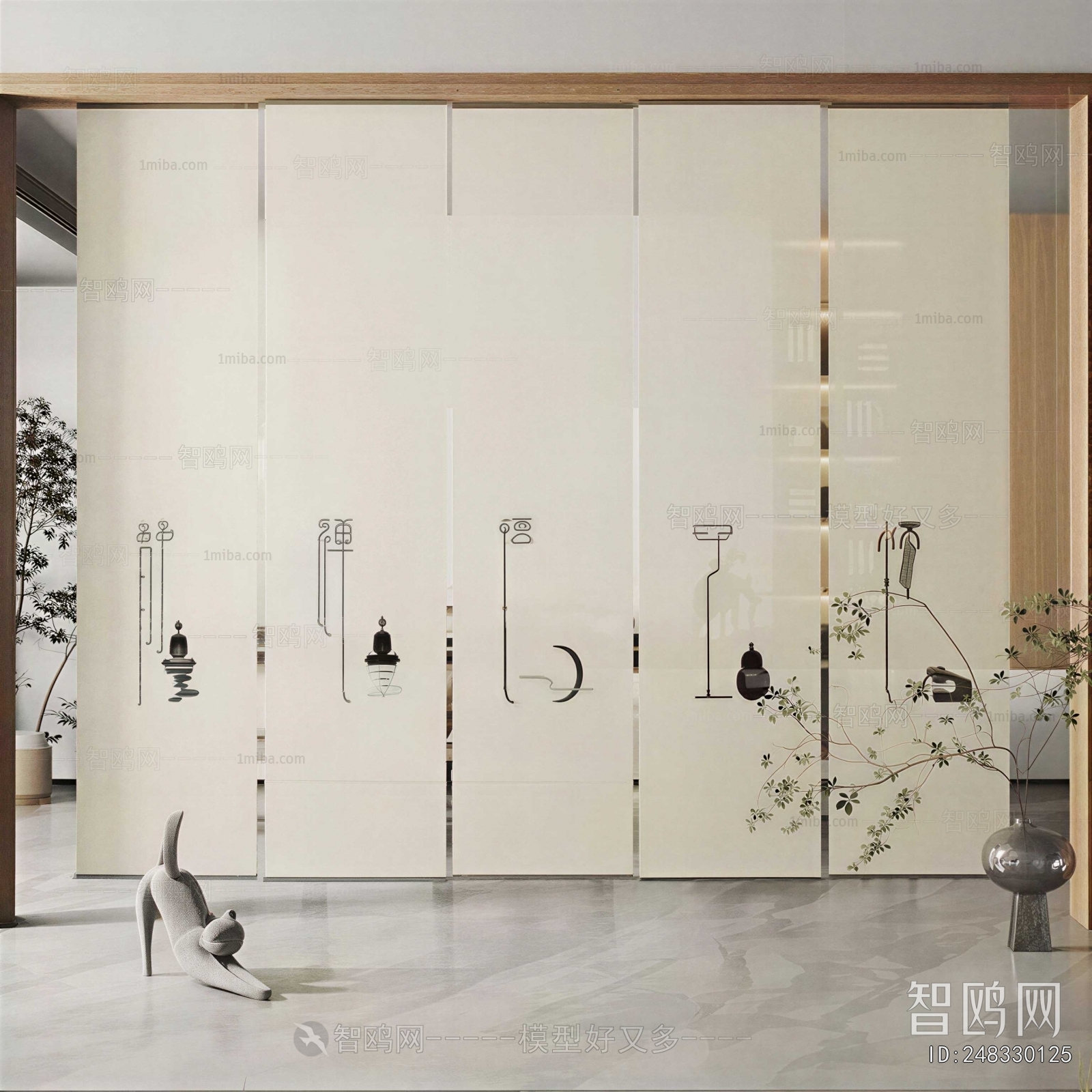 New Chinese Style Door Curtain