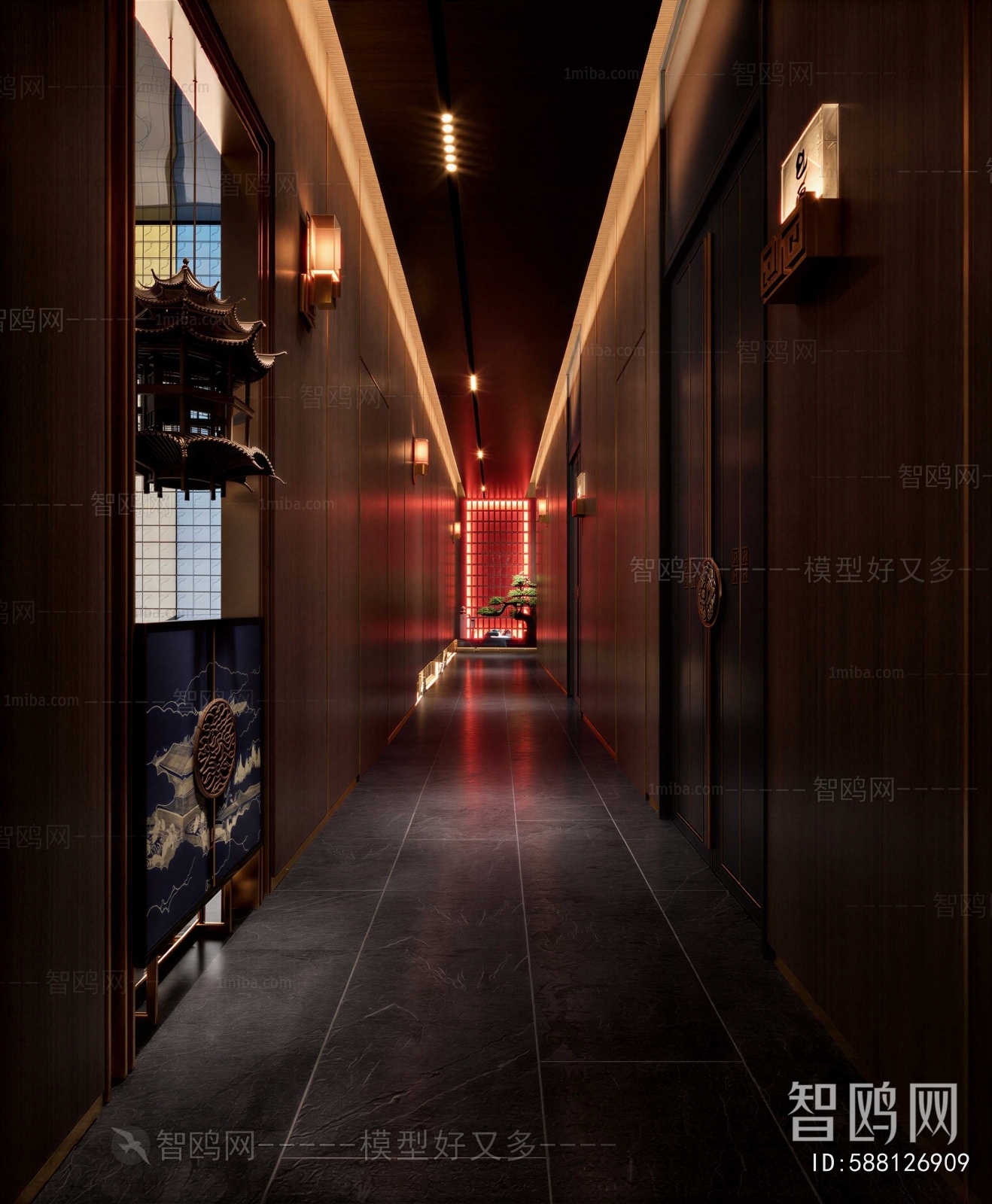 New Chinese Style Corridor