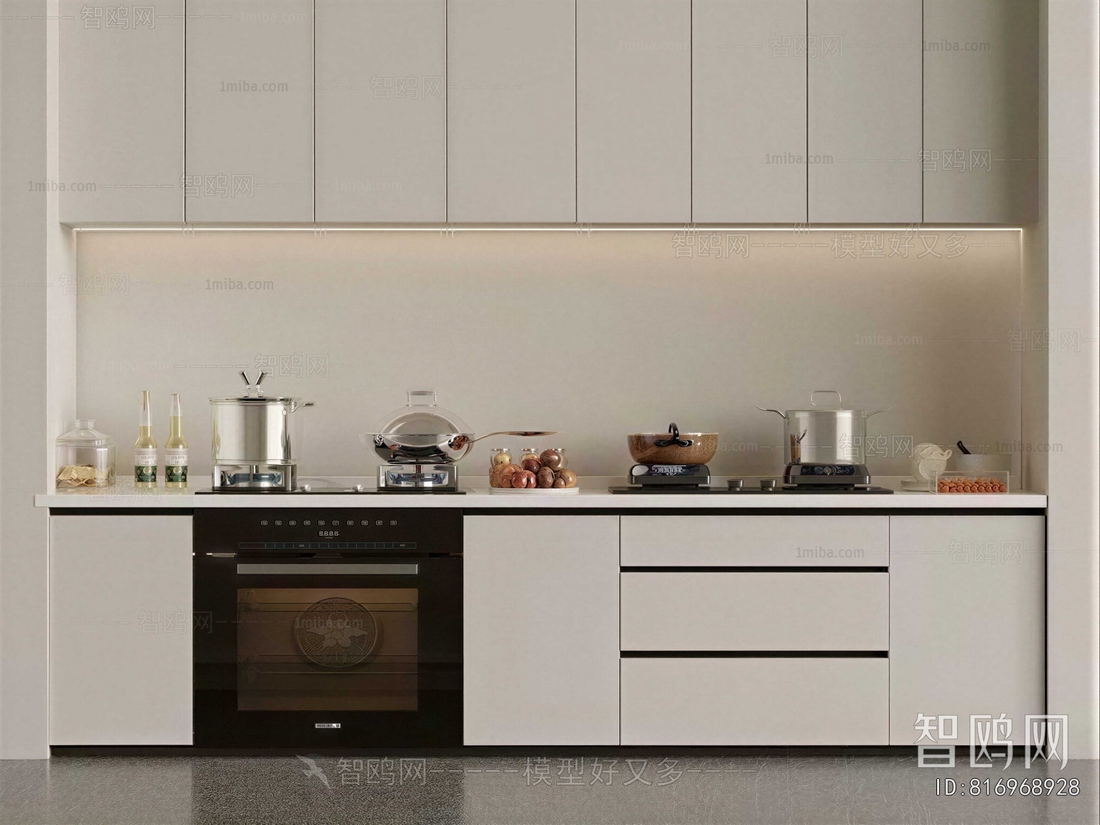 Modern Kitchen Electric Gas Range