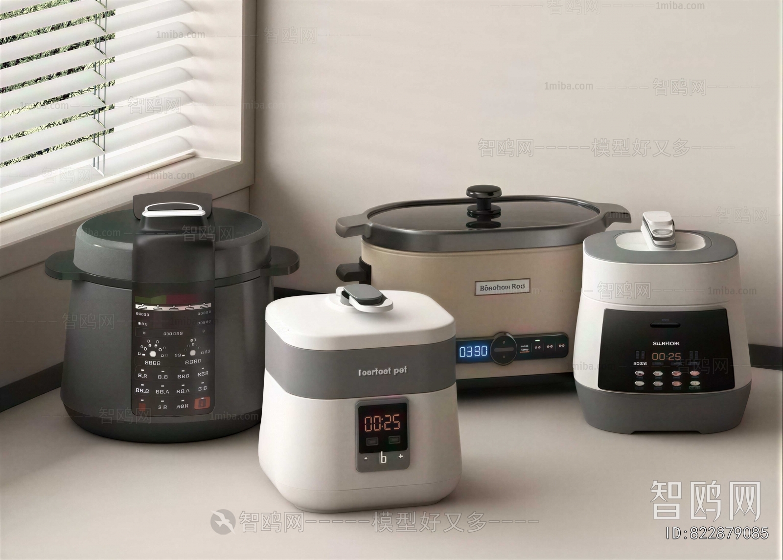 Modern Electric Kitchen Appliances