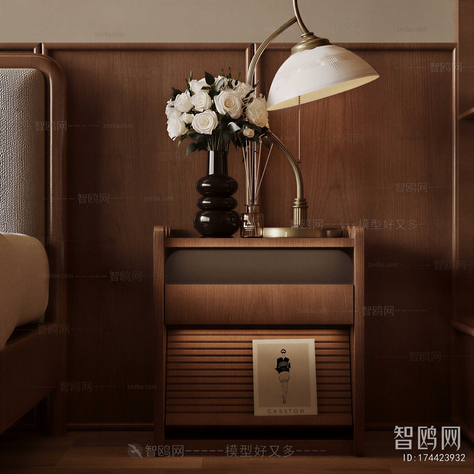 Modern Bedside Cupboard