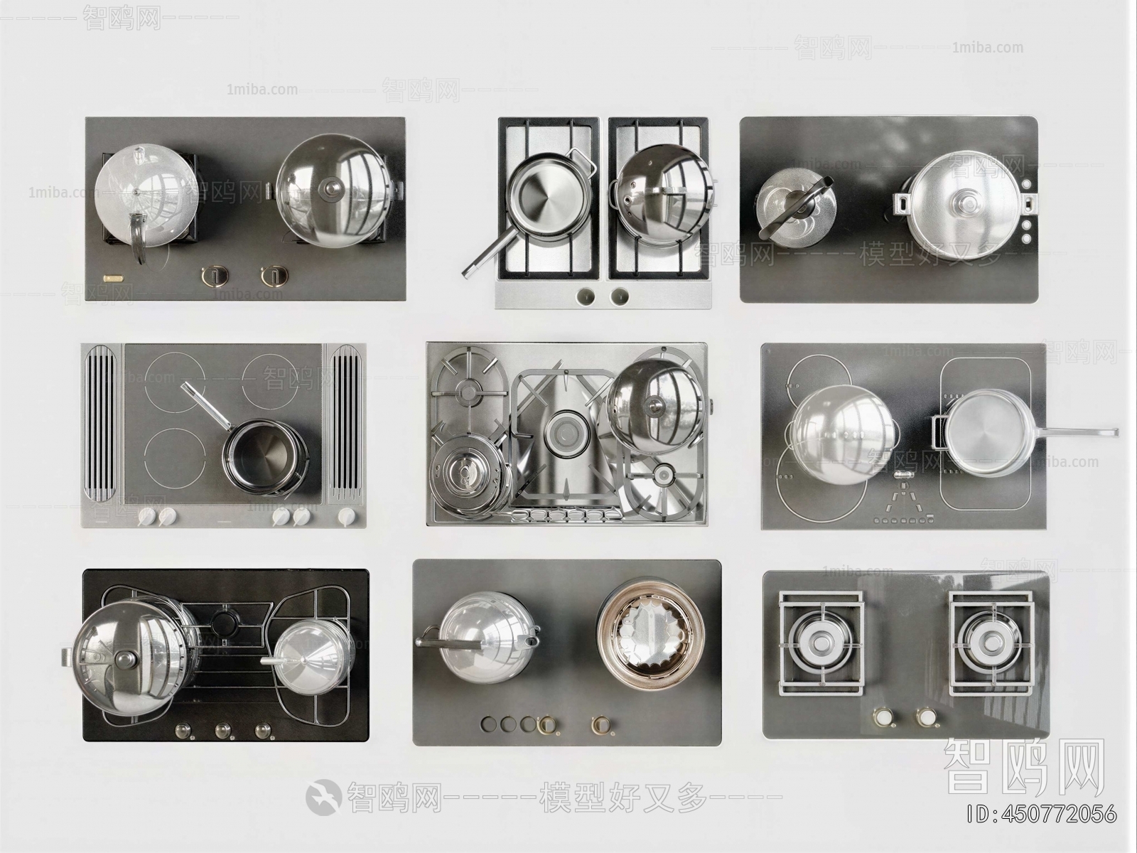 Modern Kitchen Electric Gas Range