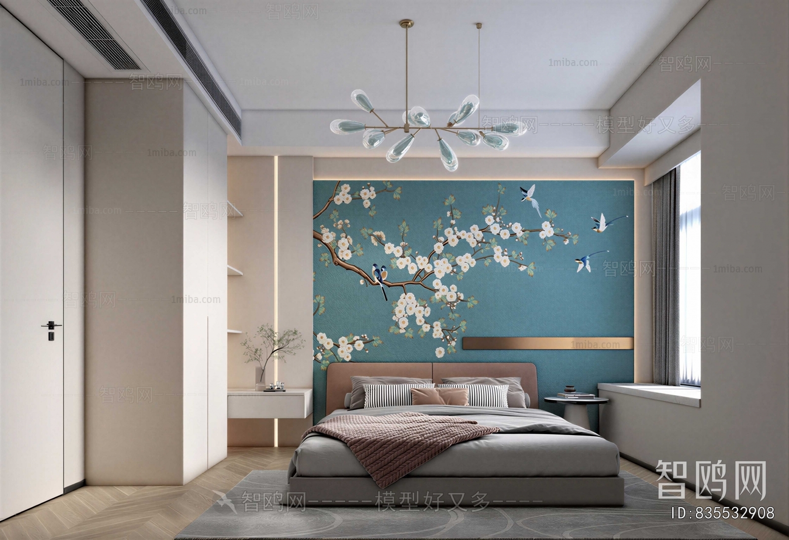 New Chinese Style Bedroom