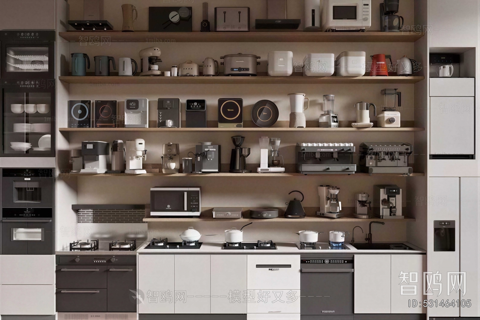 Modern Electric Kitchen Appliances