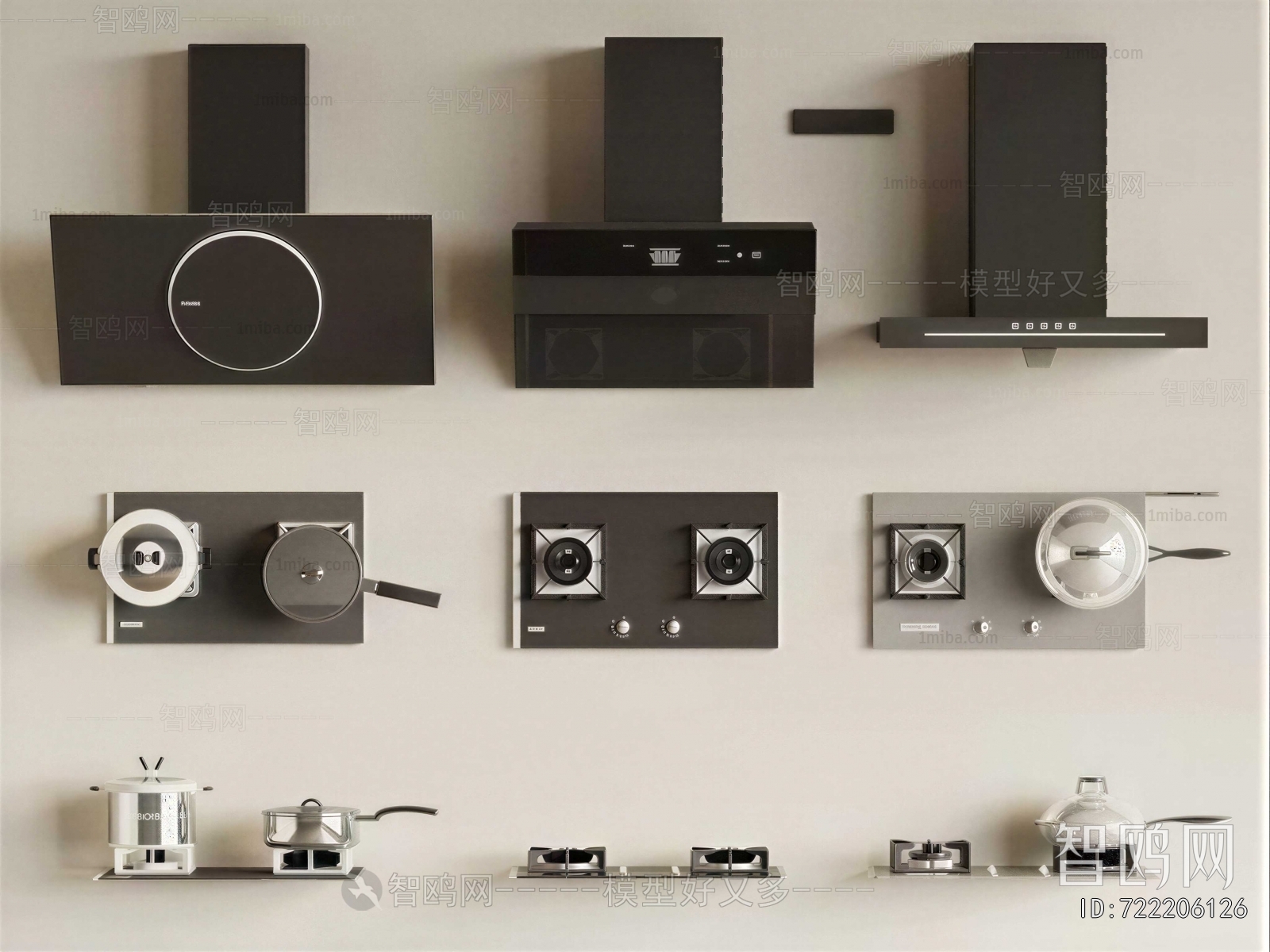 Modern Kitchen Electric Gas Range