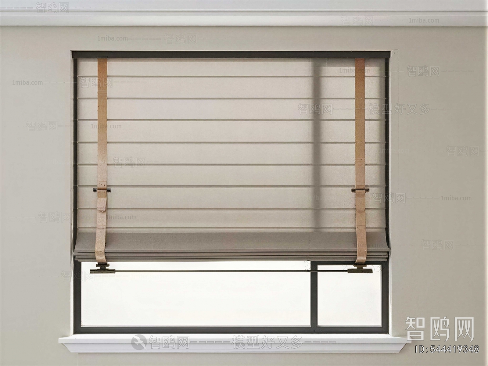 Wabi-sabi Style Roman Curtain