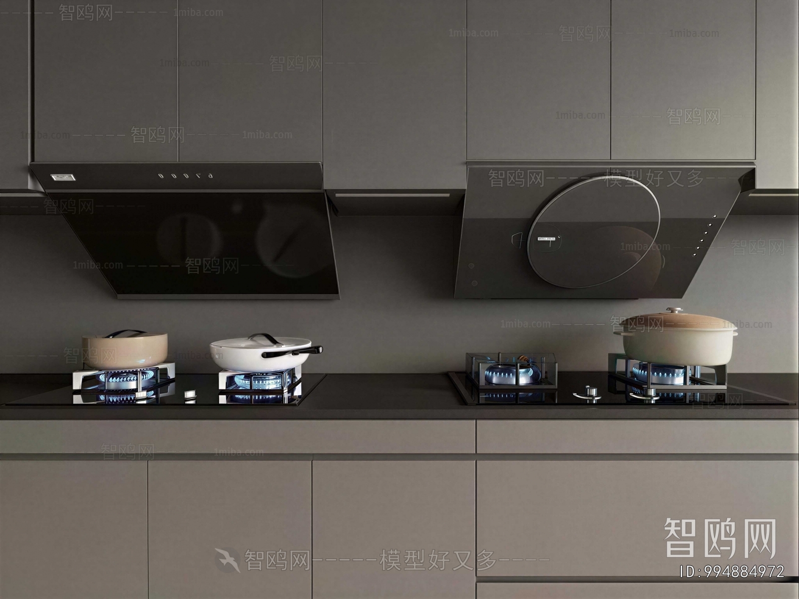Modern Kitchen Electric Gas Range