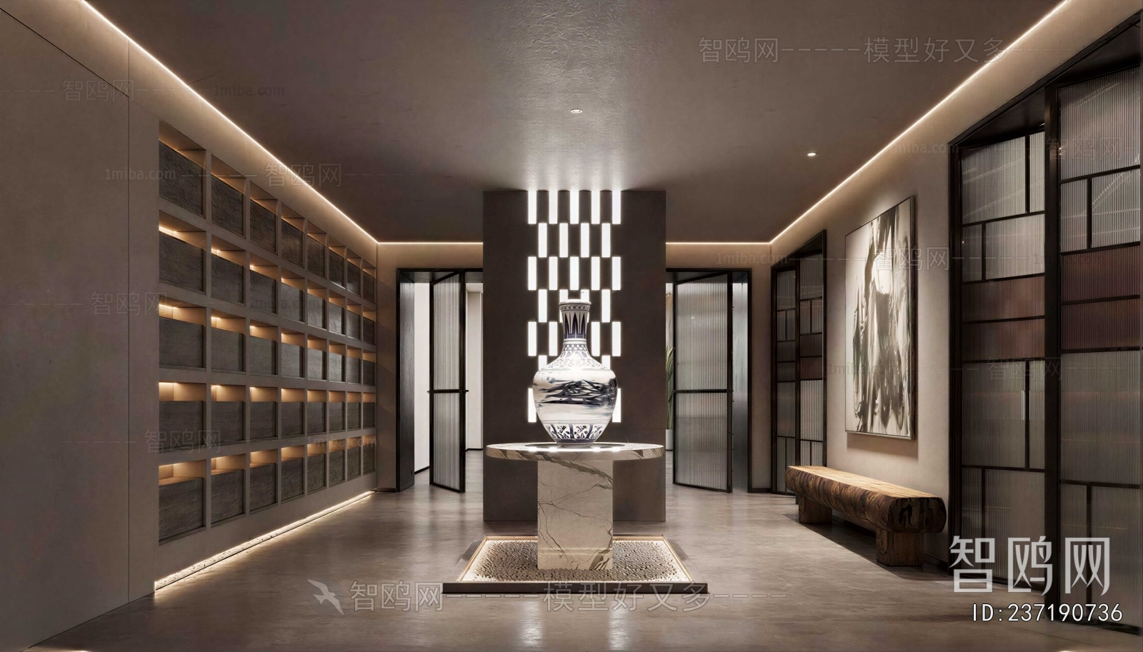 New Chinese Style Hallway