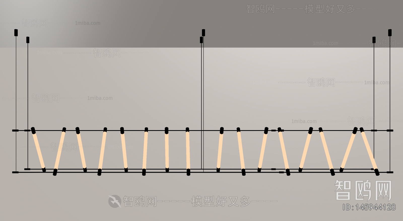 Modern Long Chandelier