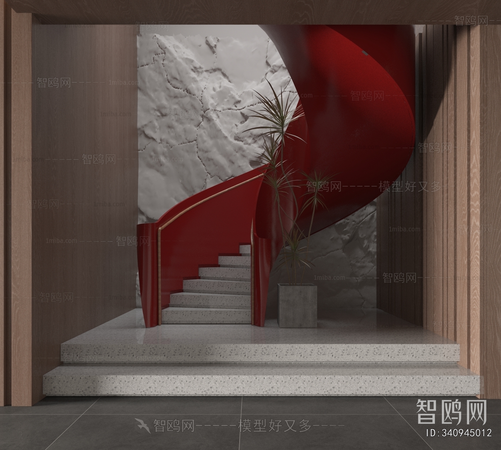 Modern Rotating Staircase