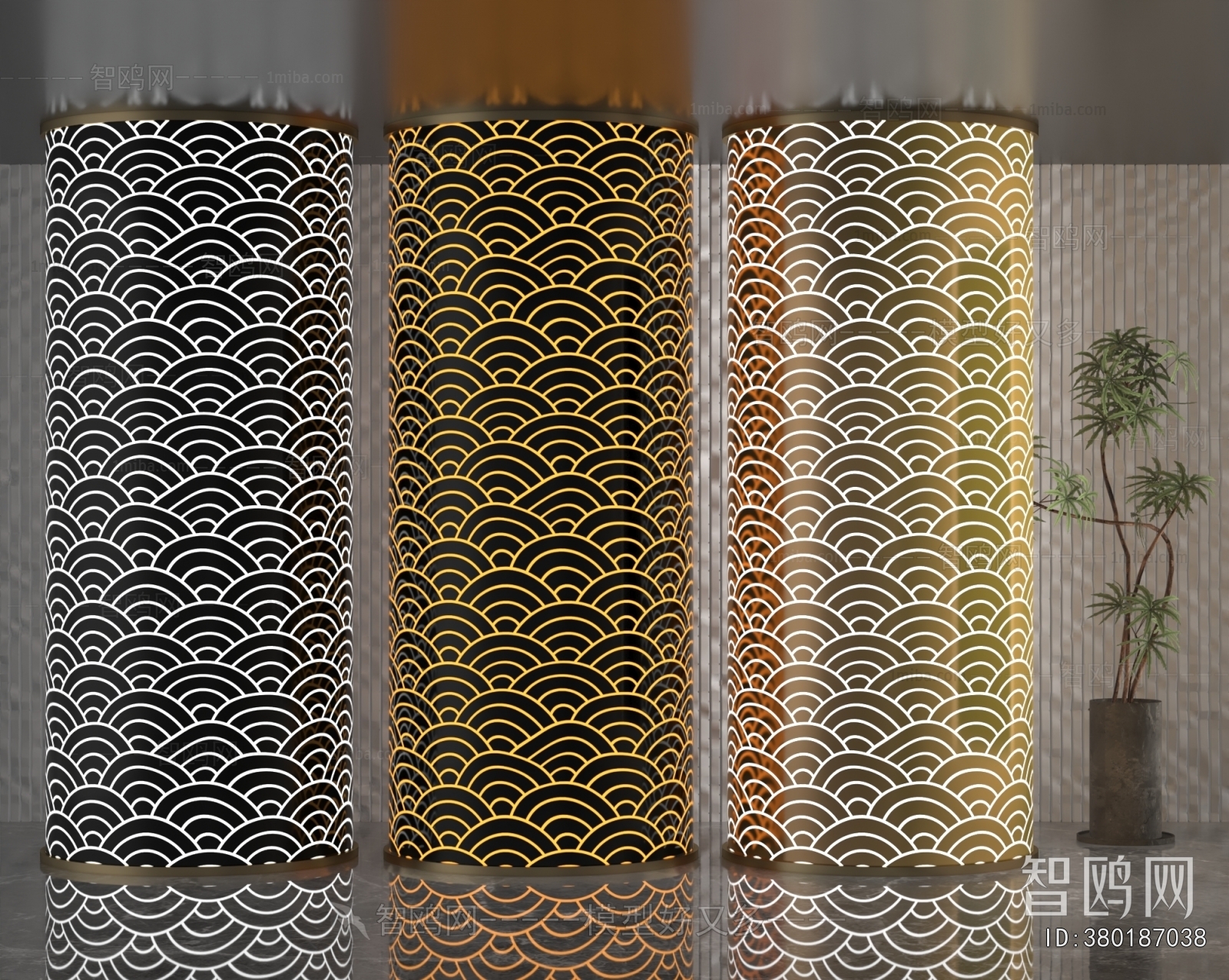 New Chinese Style Column