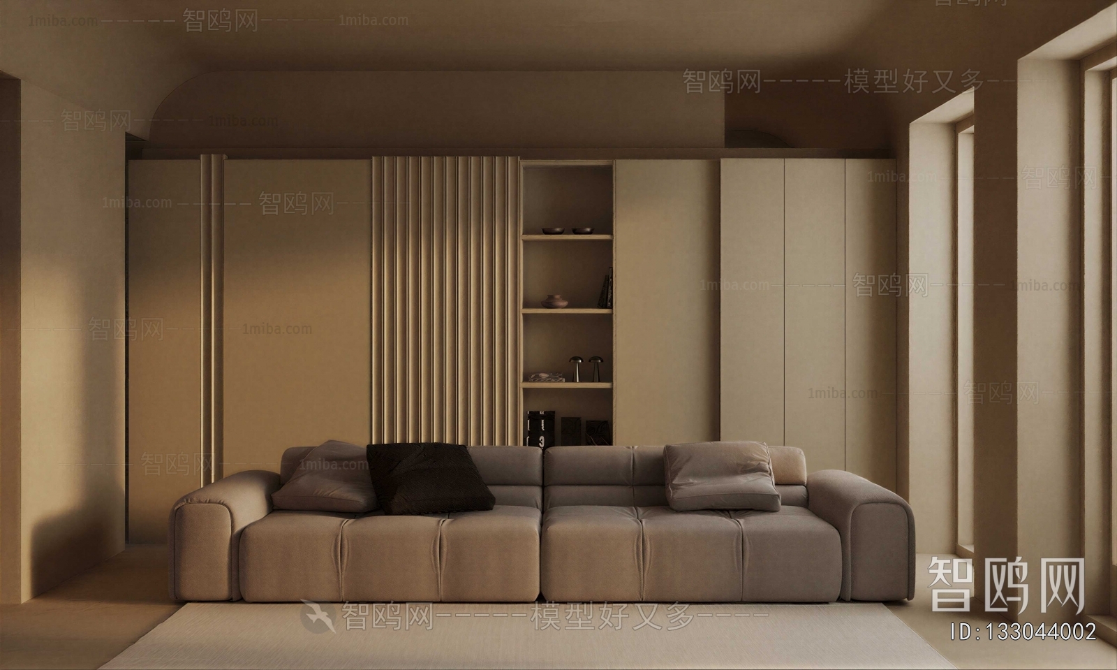 Wabi-sabi Style A Living Room