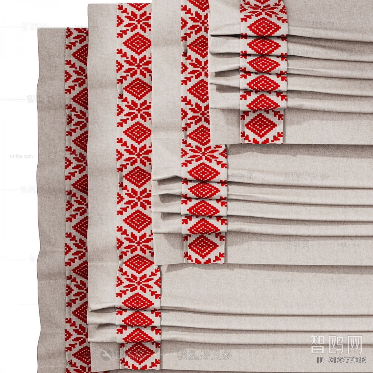 Modern Roman Curtain