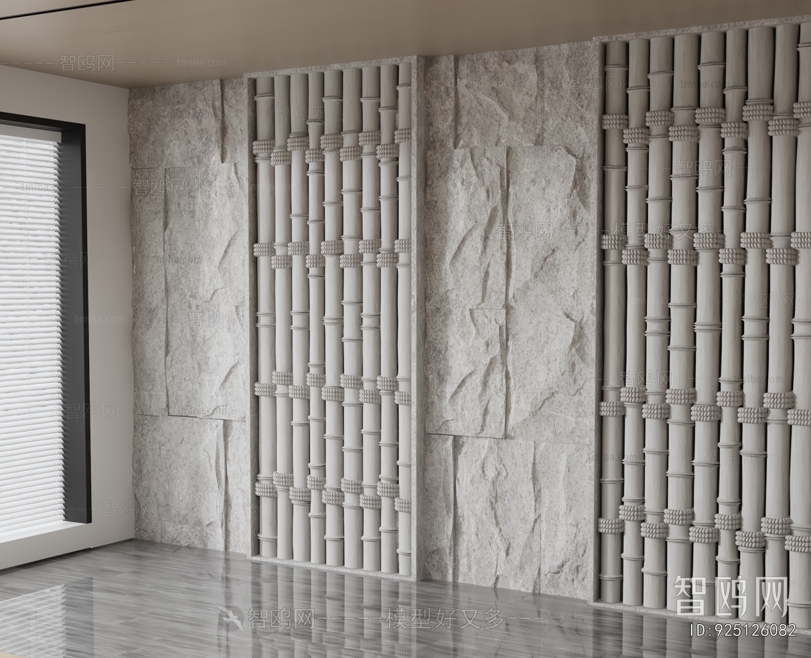 New Chinese Style TV Wall