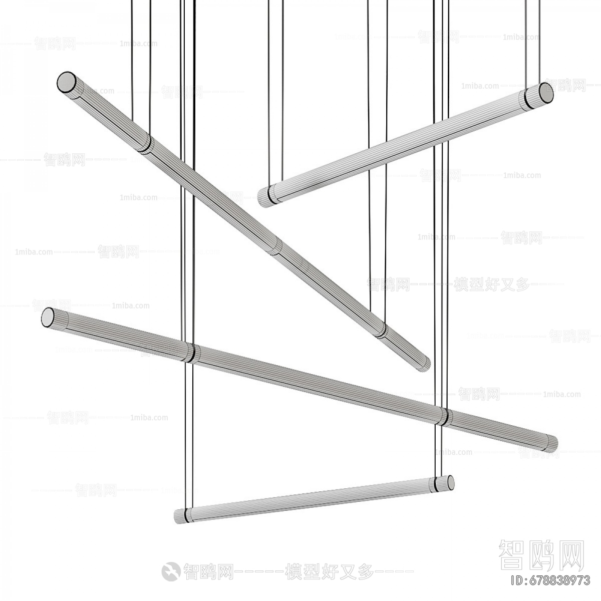 Modern Long Chandelier