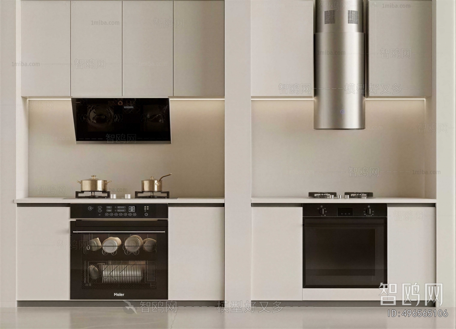 Modern Kitchen Electric Gas Range