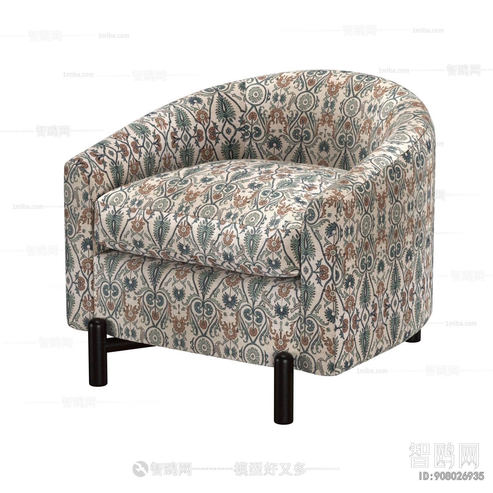 French Style Single Sofa