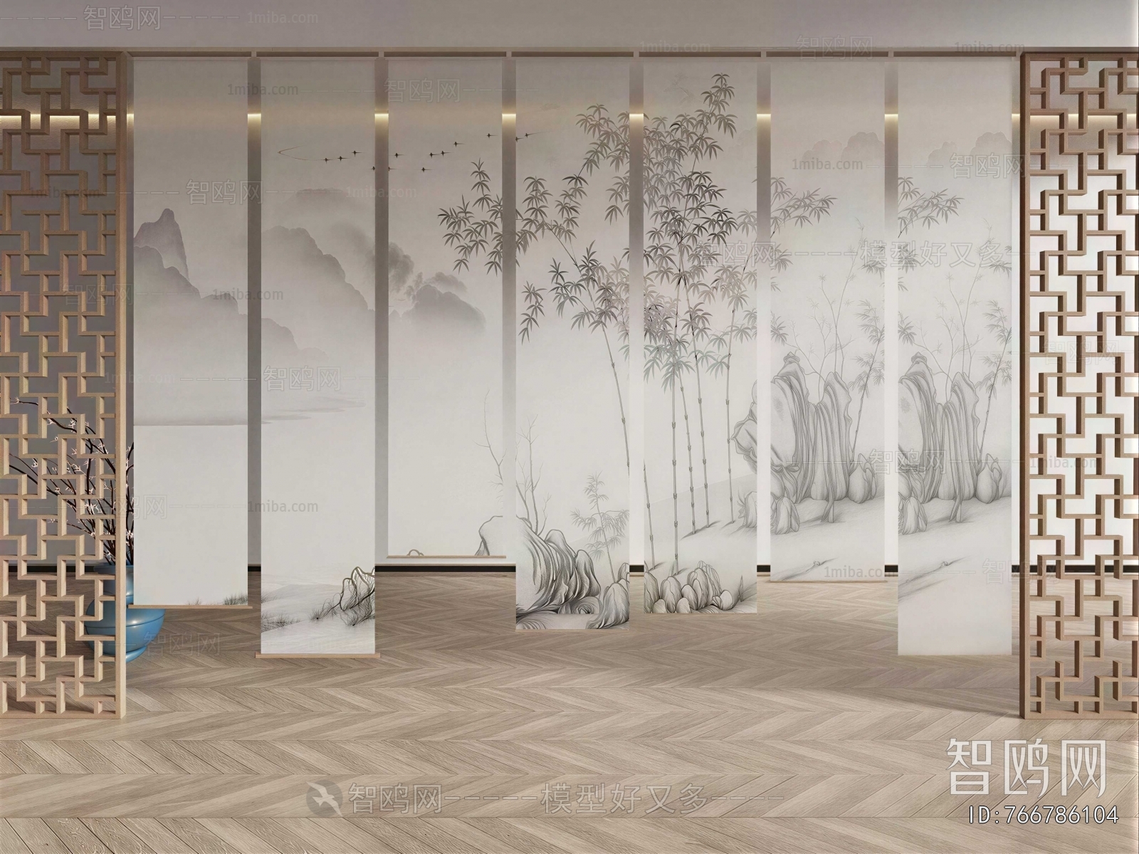 New Chinese Style Door Curtain