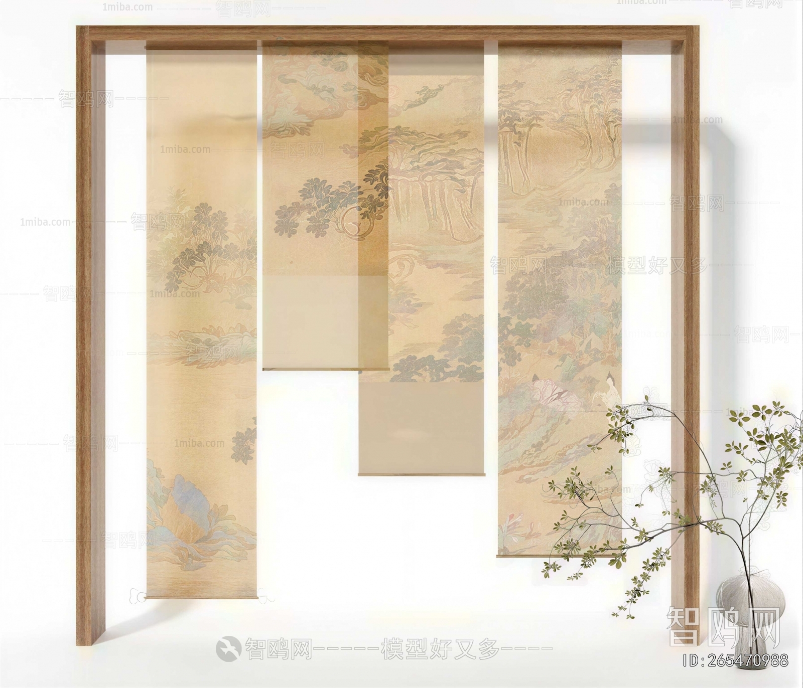 New Chinese Style Door Curtain