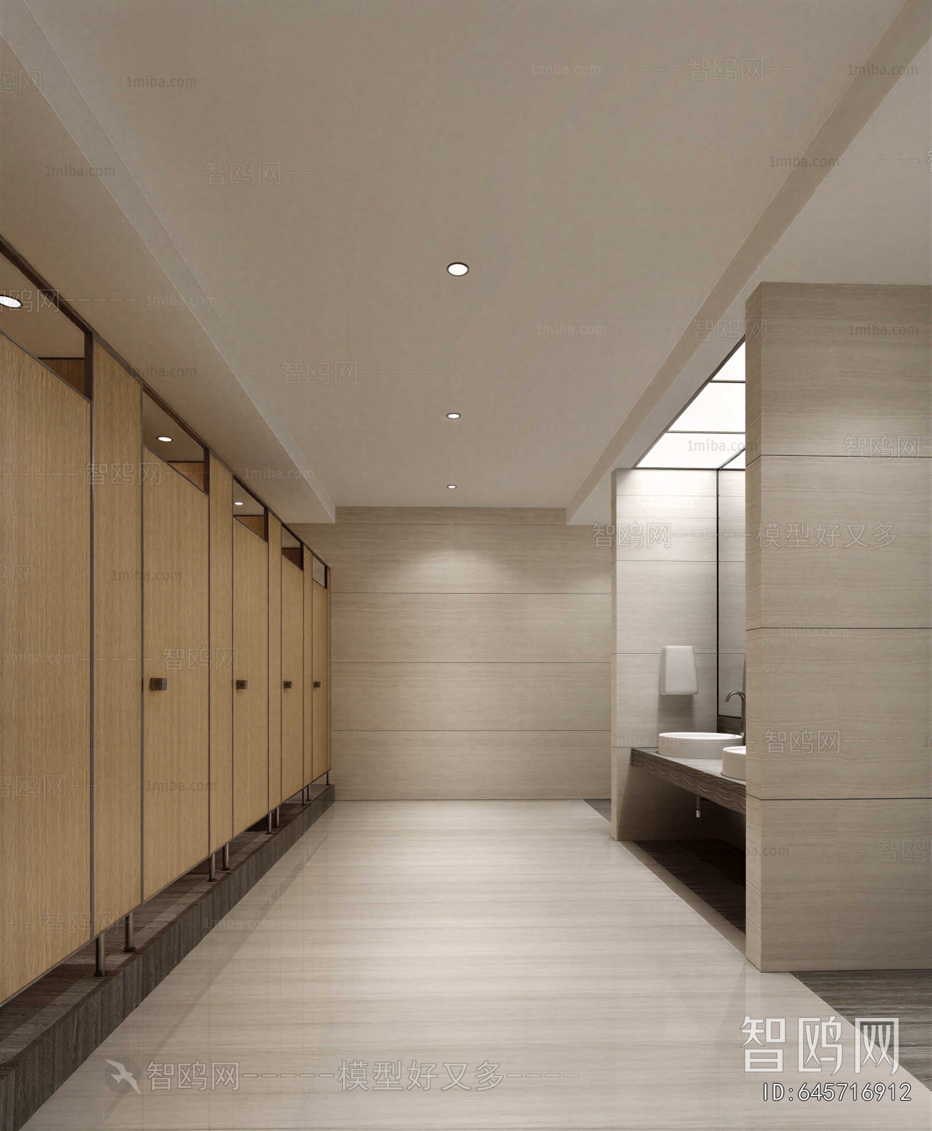 Modern Public Toilet