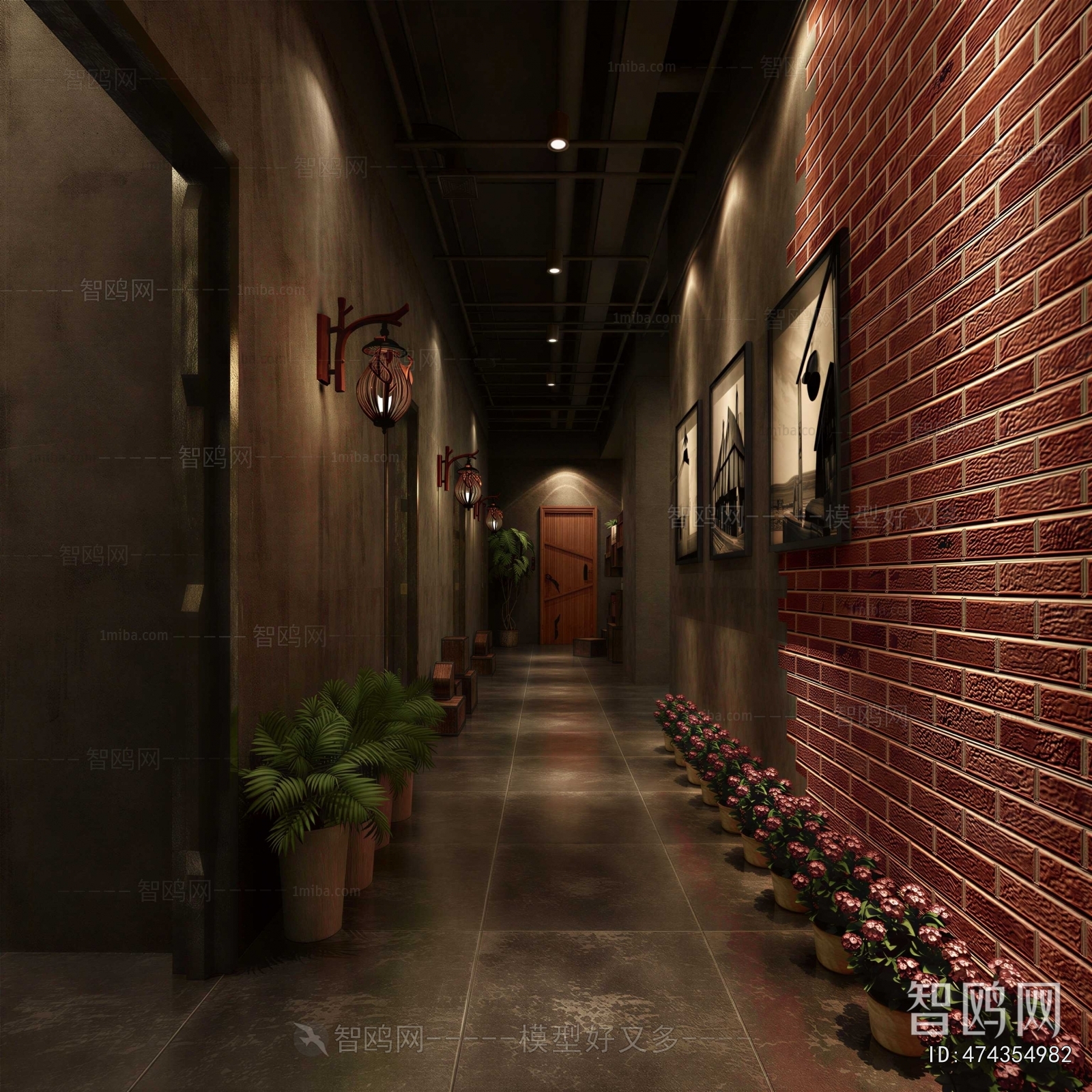 Industrial Style Club Space