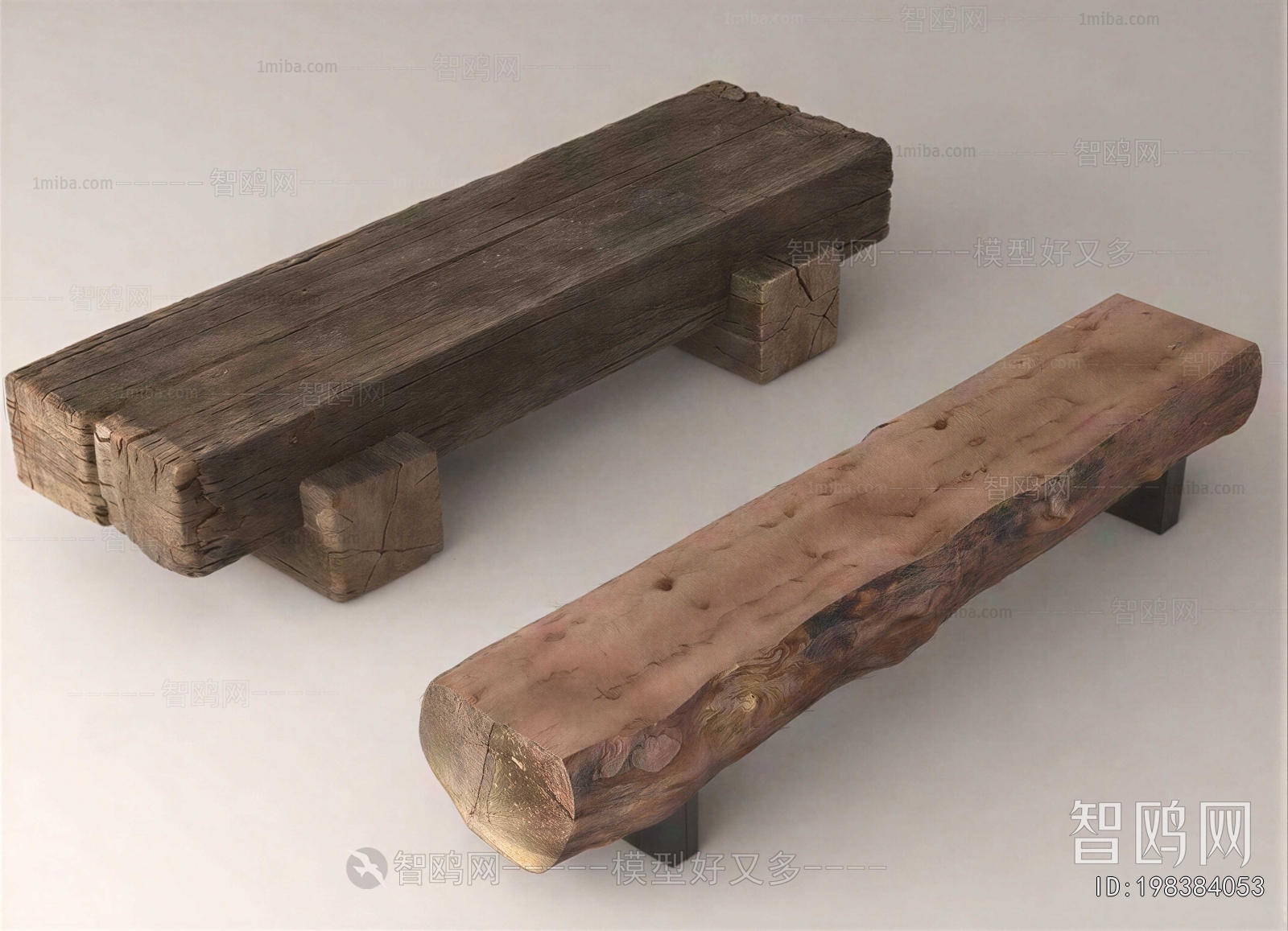 Wabi-sabi Style Bench