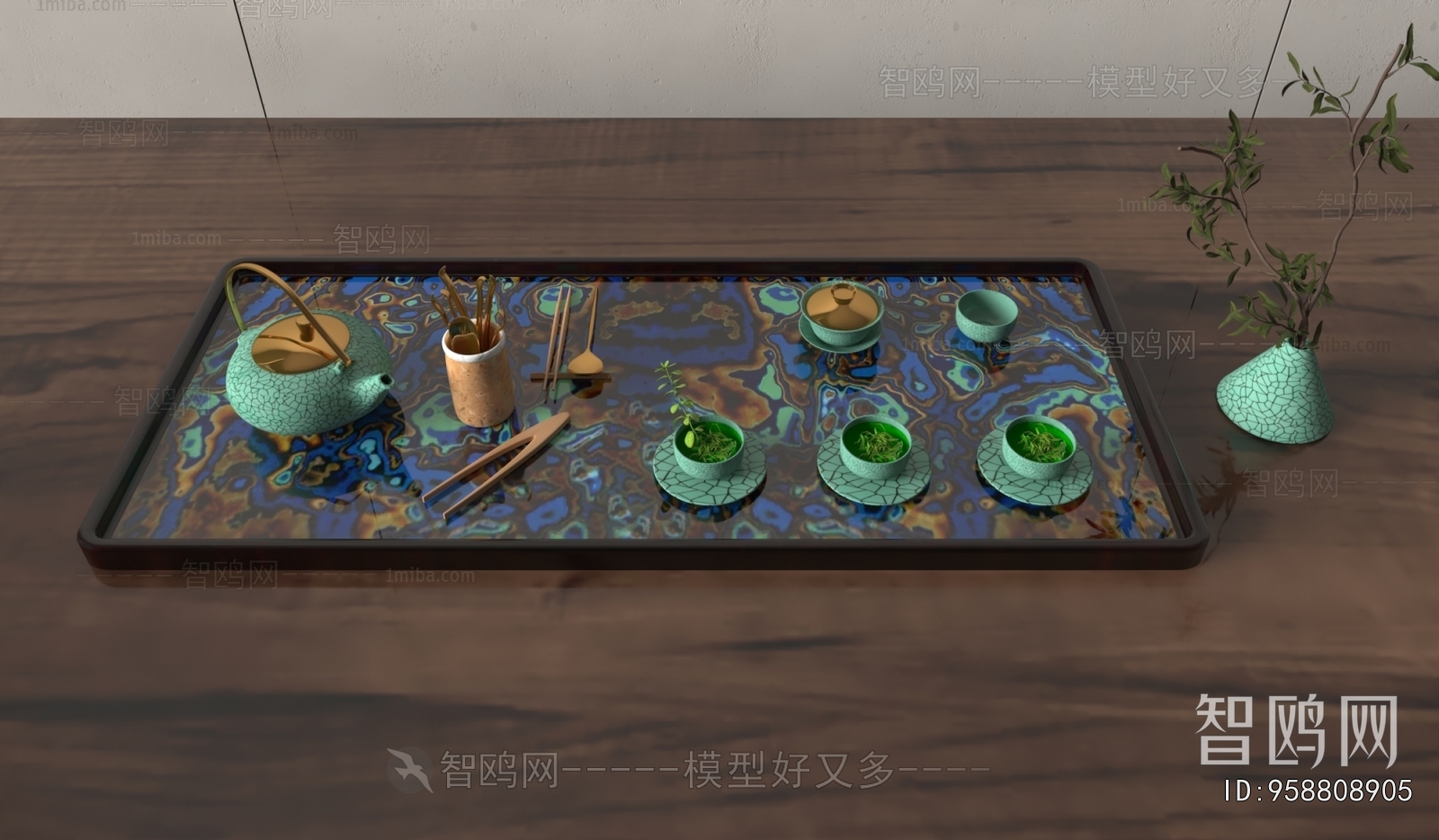 New Chinese Style Tea Set