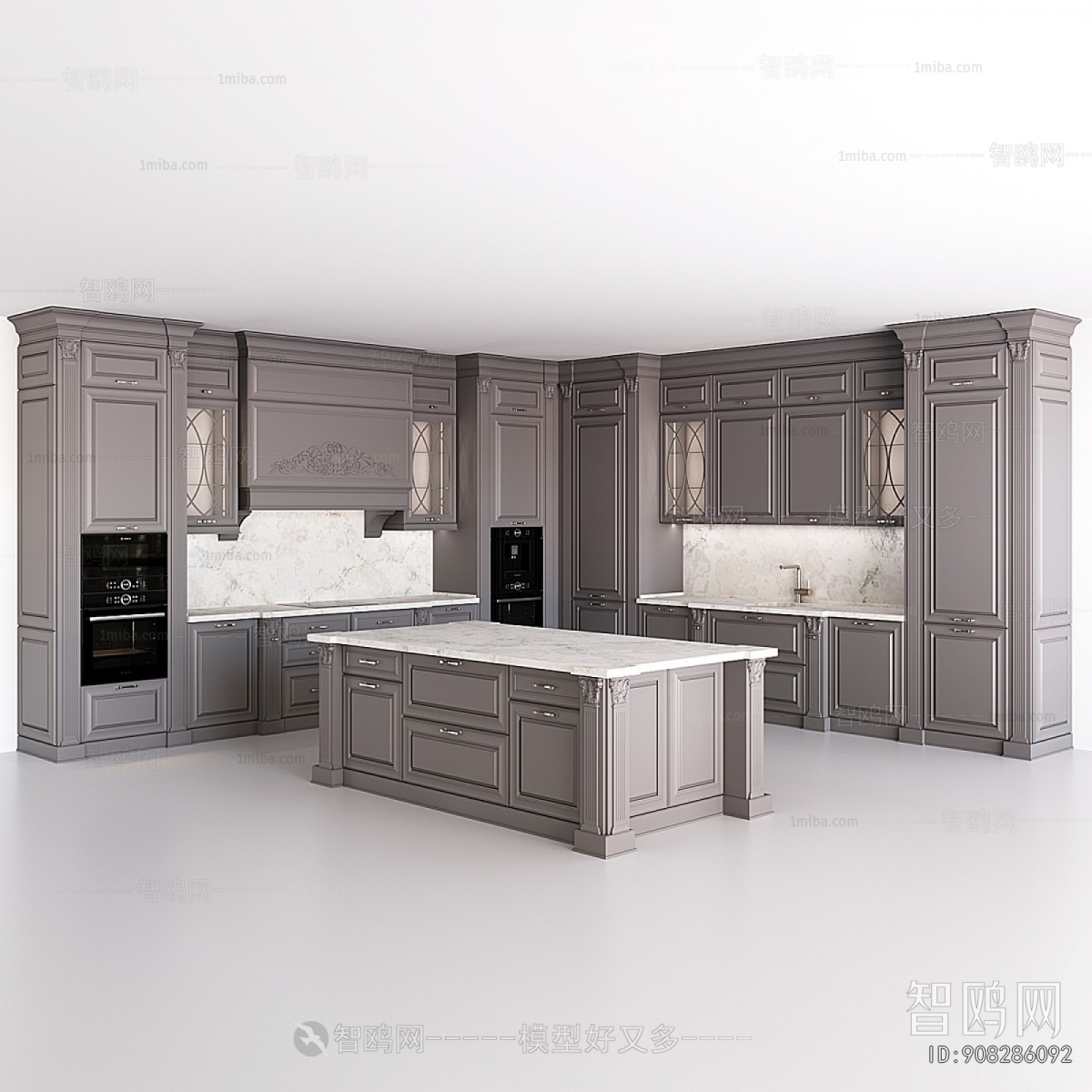European Style Kitchen Cabinet