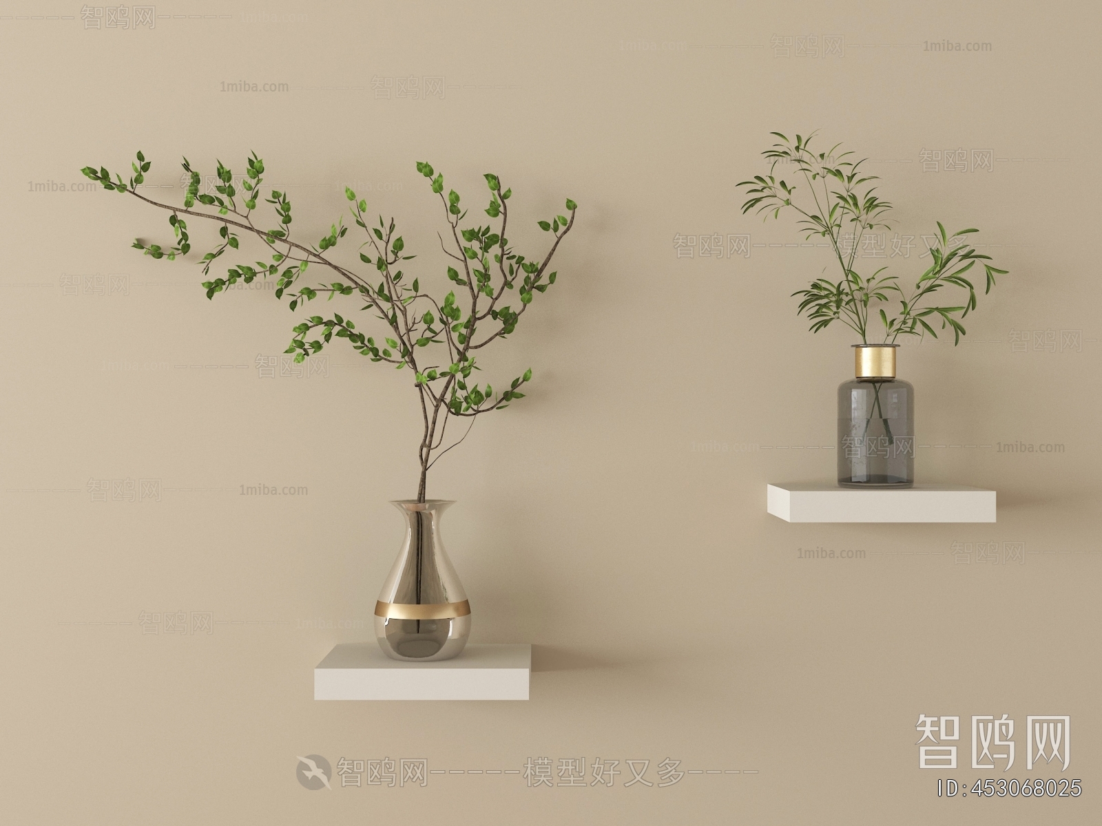 Modern Aquatic Green Plant