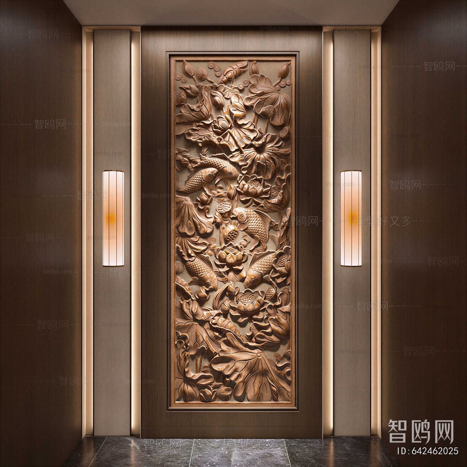 New Chinese Style TV Wall