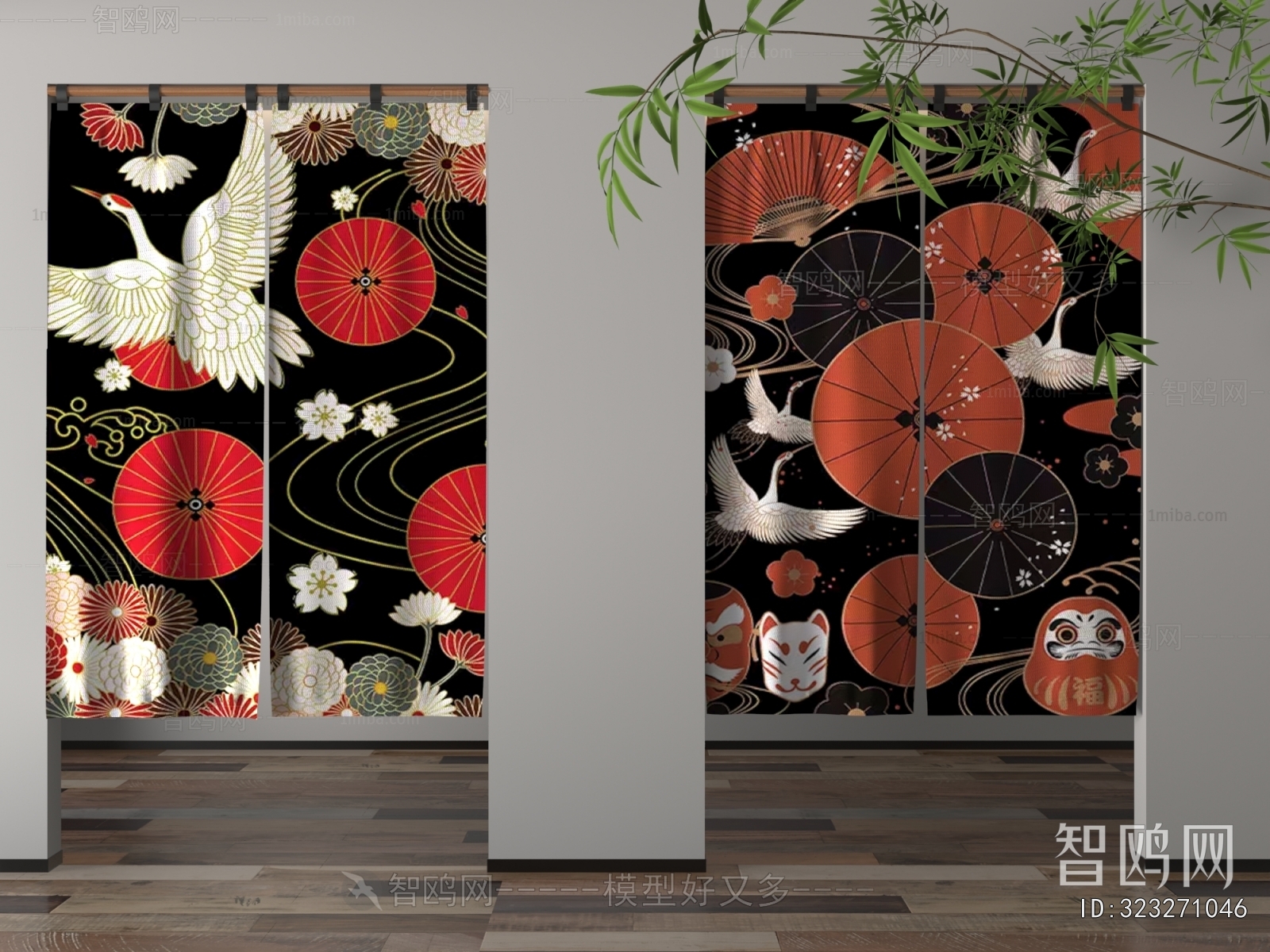 Japanese Style Door Curtain