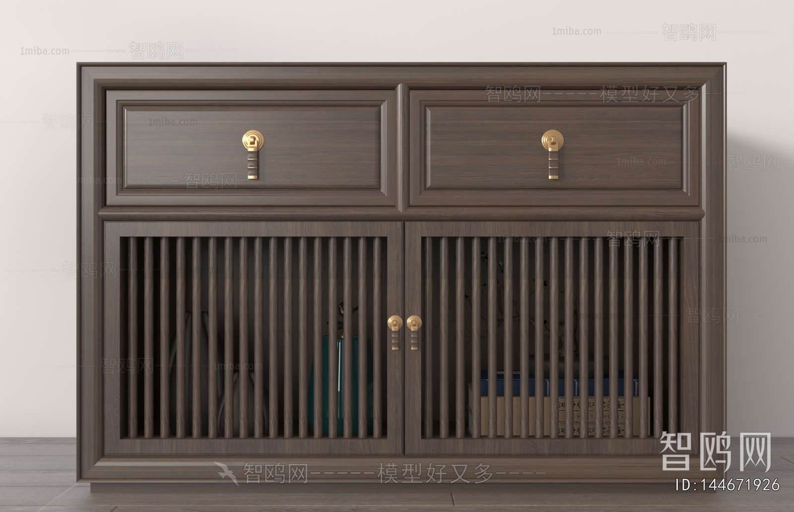New Chinese Style Decorative Cabinet