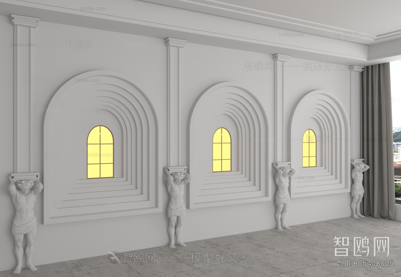 European Style TV Wall