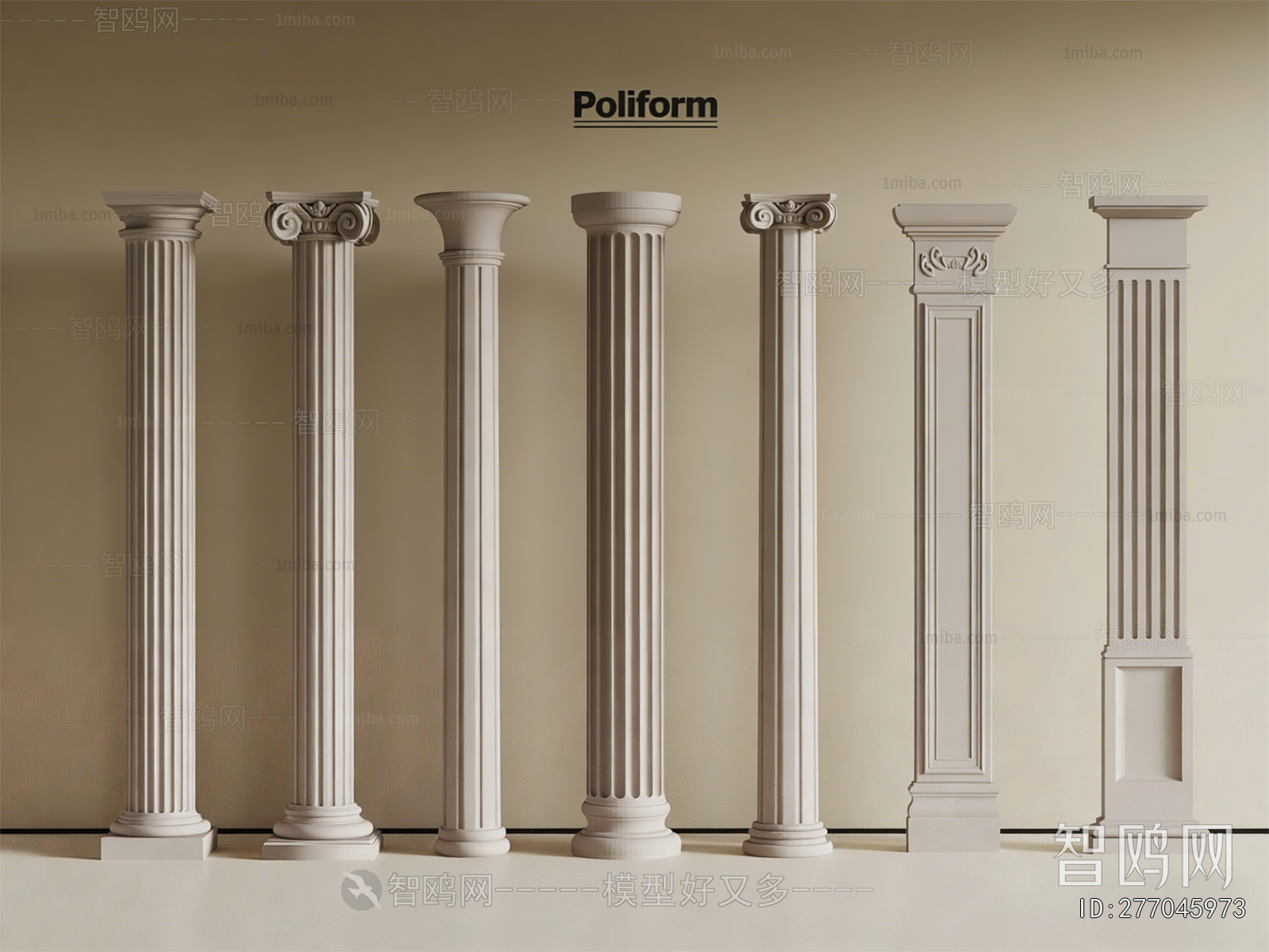 European Style Roman Pillar