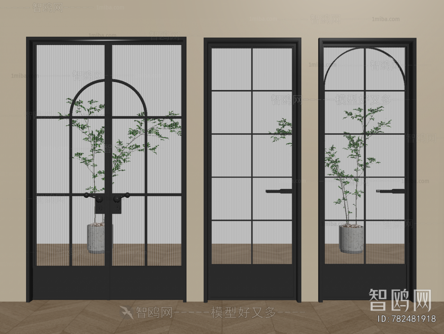 French Style Single Door