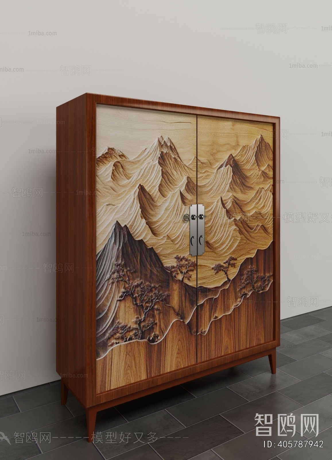 New Chinese Style Decorative Cabinet