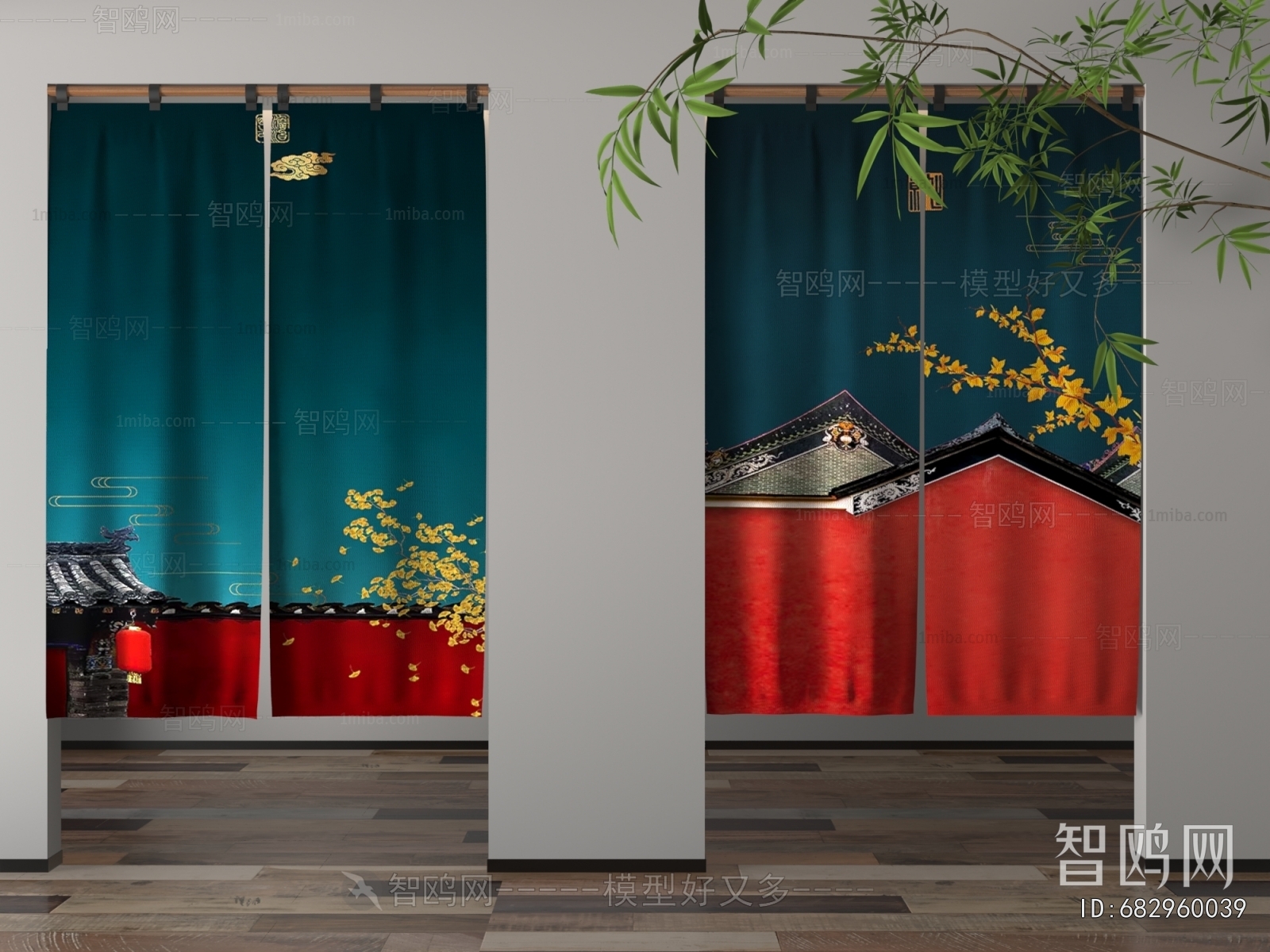 Japanese Style Door Curtain