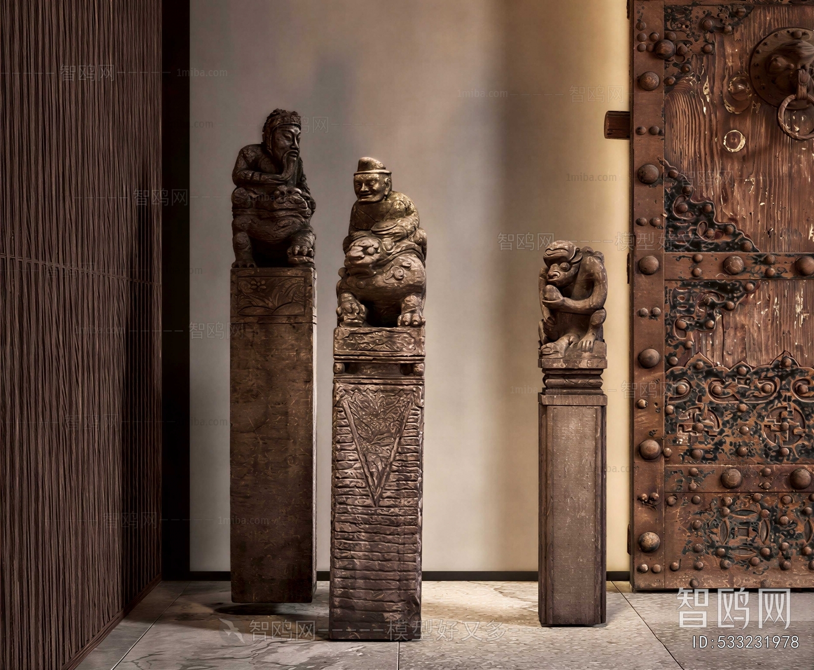 New Chinese Style Column