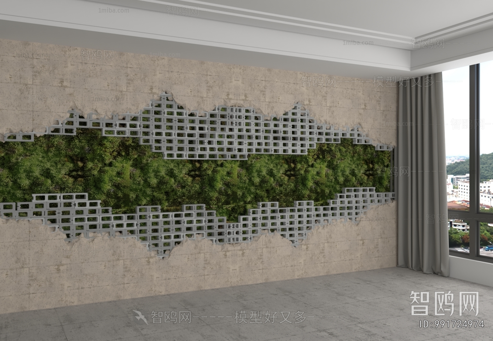 Industrial Style TV Wall