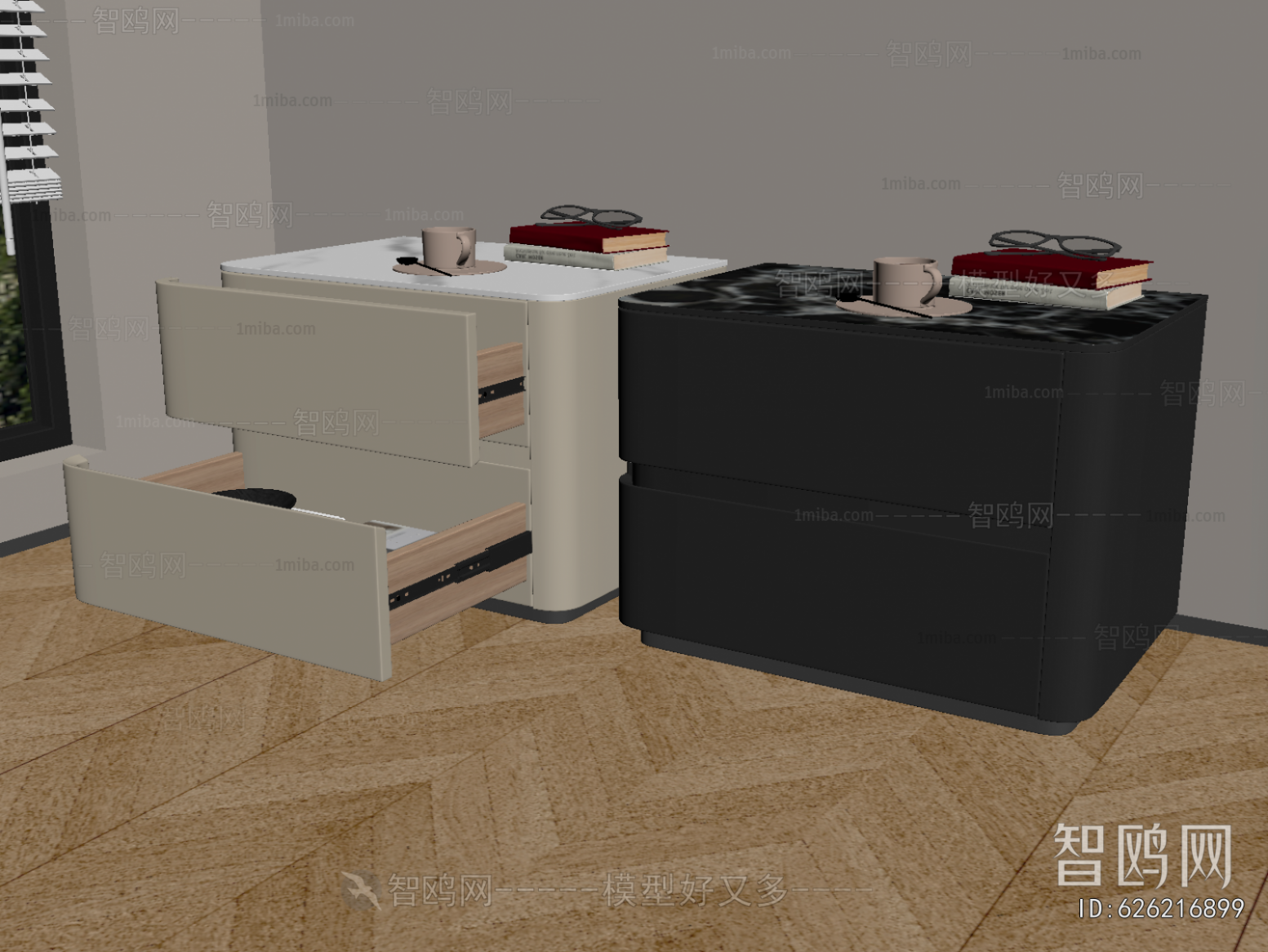 Modern Bedside Cupboard