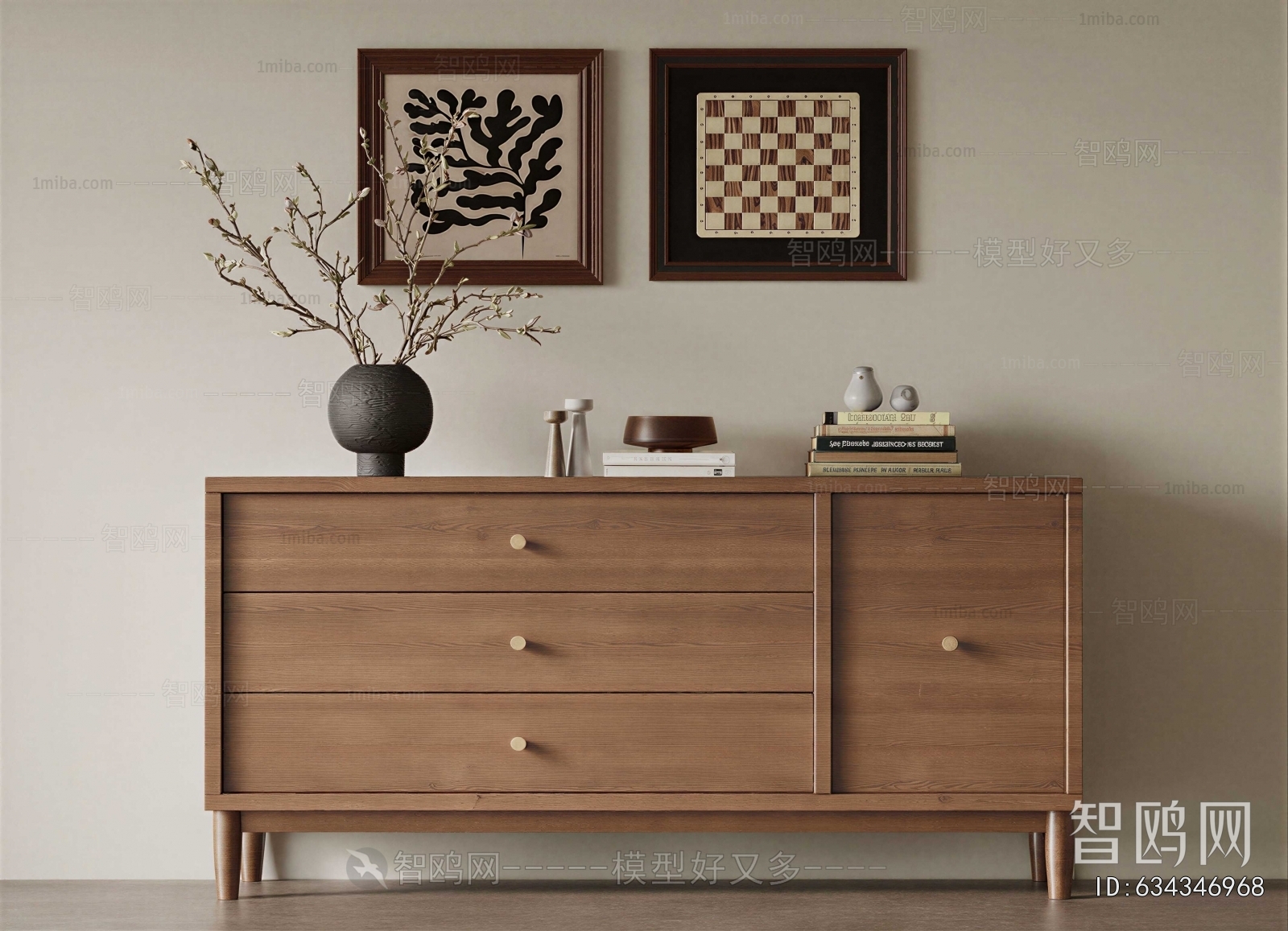 Nordic Style Entrance Cabinet