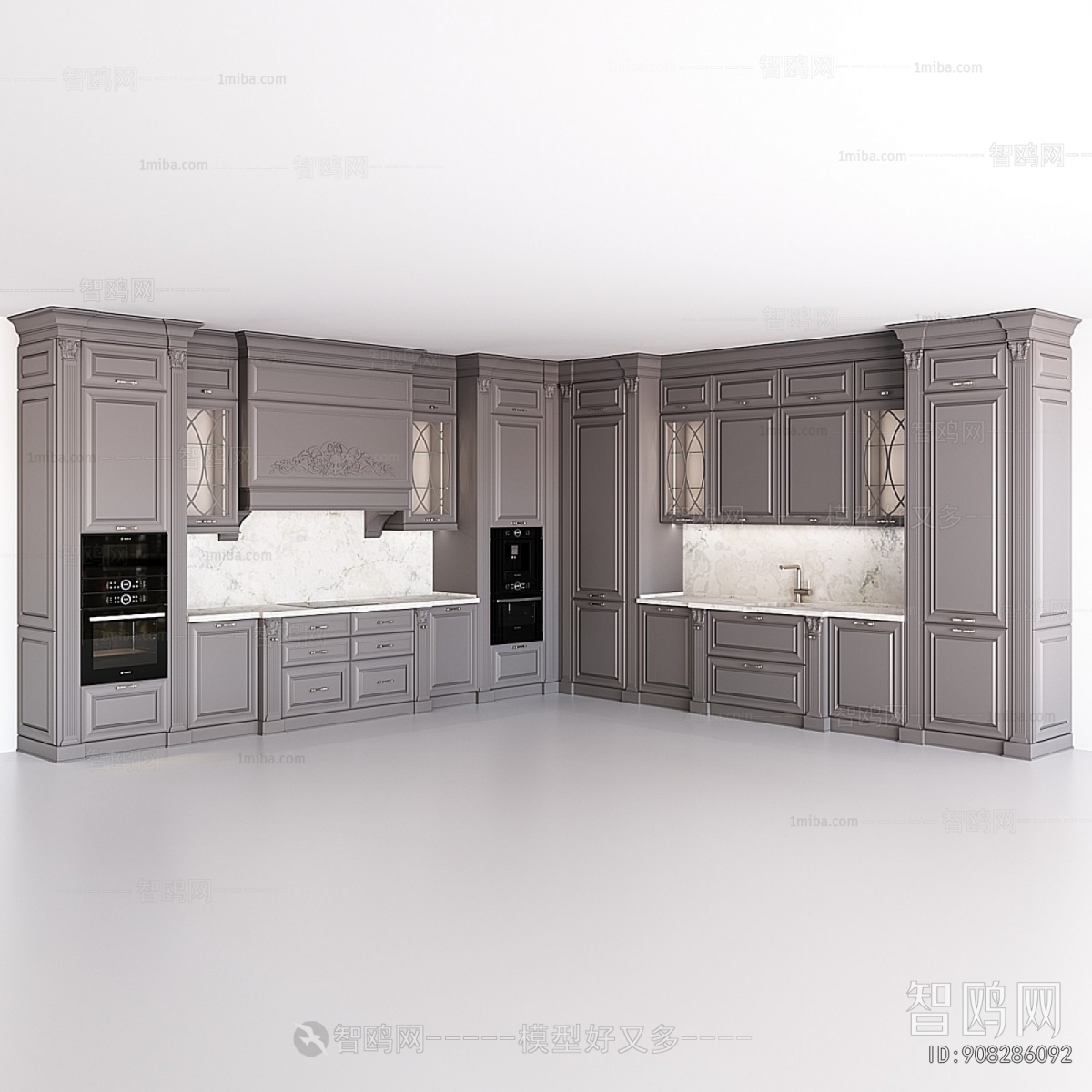 European Style Kitchen Cabinet