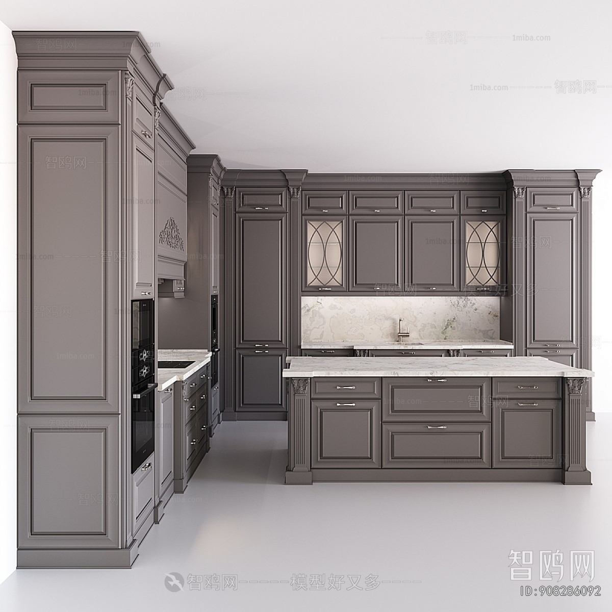 European Style Kitchen Cabinet