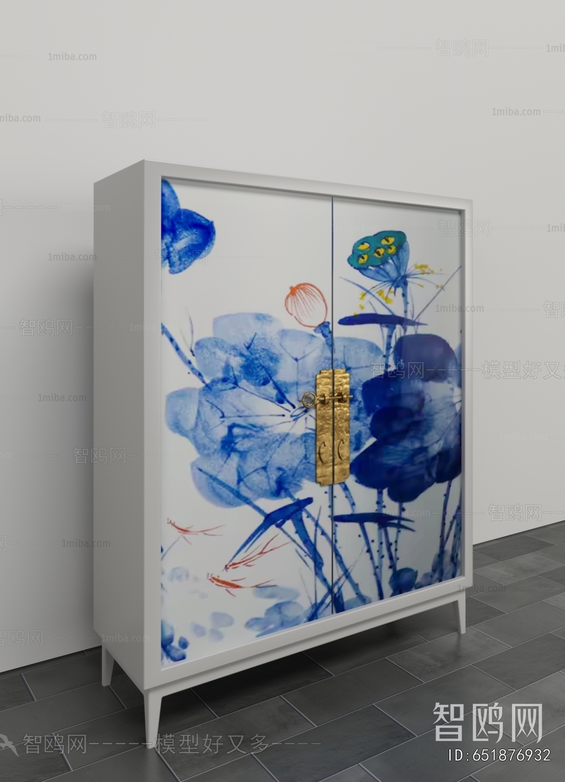 New Chinese Style Decorative Cabinet