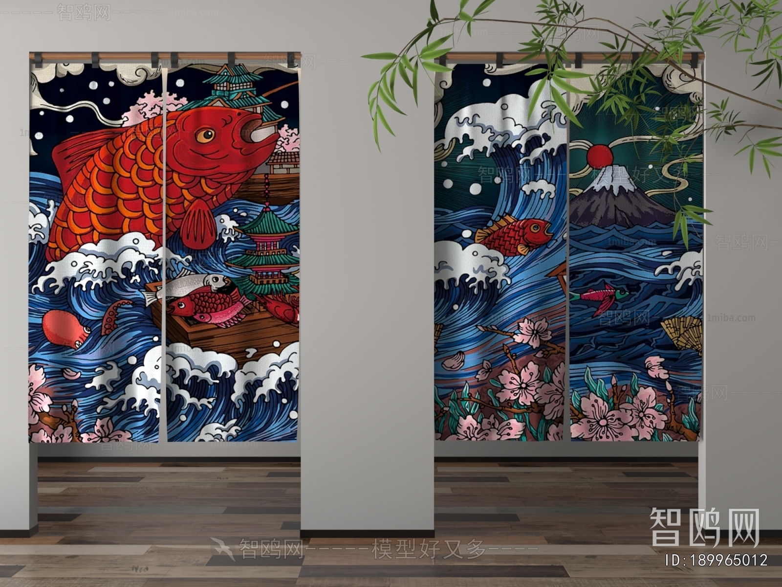 Japanese Style Door Curtain