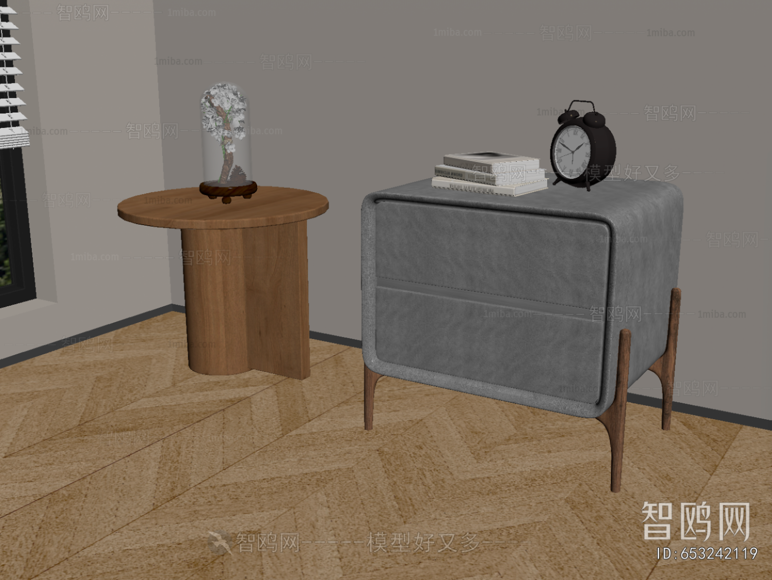 Modern Bedside Cupboard