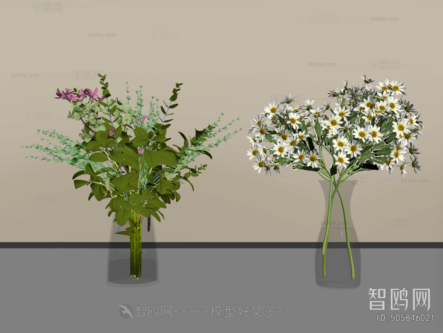 Modern Aquatic Green Plant