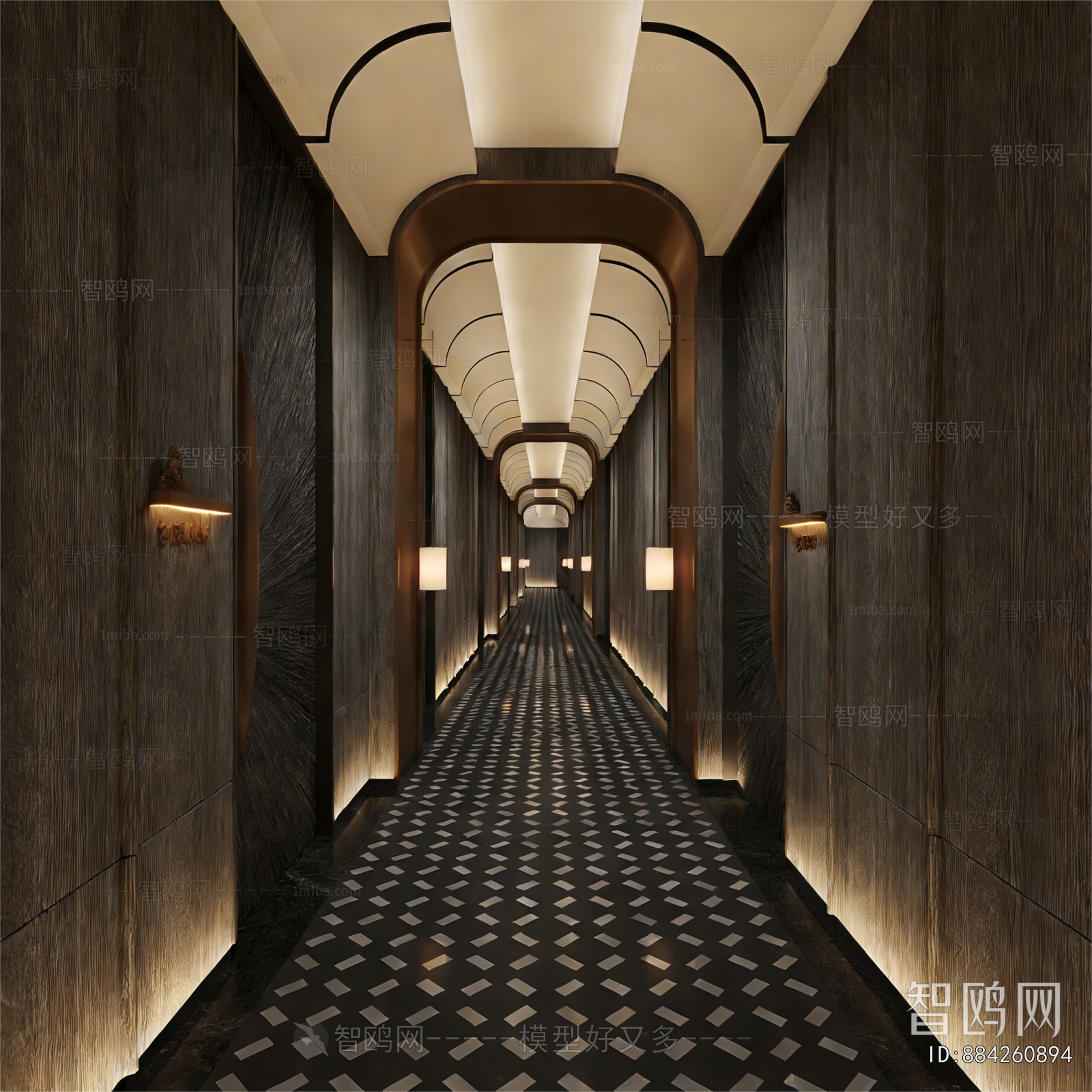 New Chinese Style Corridor