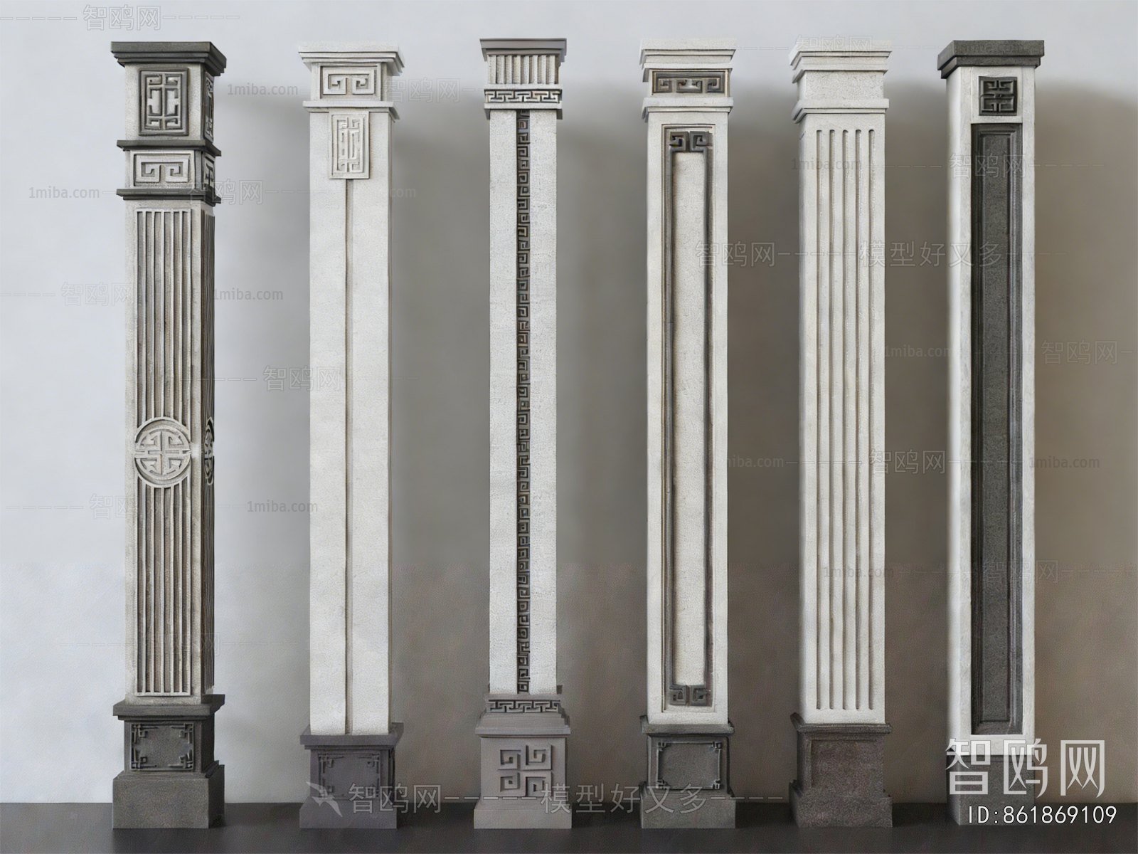 New Chinese Style Column